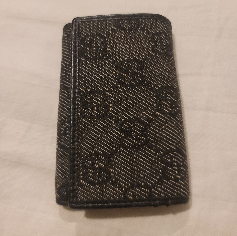 Authentic Gucci Denim Key Holder